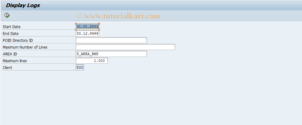 SAP TCode SRMPROTOVIEW - Records Management Log Viewer