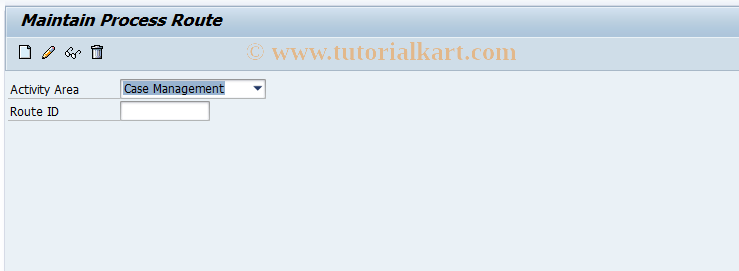 SAP TCode SRM_WF_PATH_MAINT - Maintain Process Route