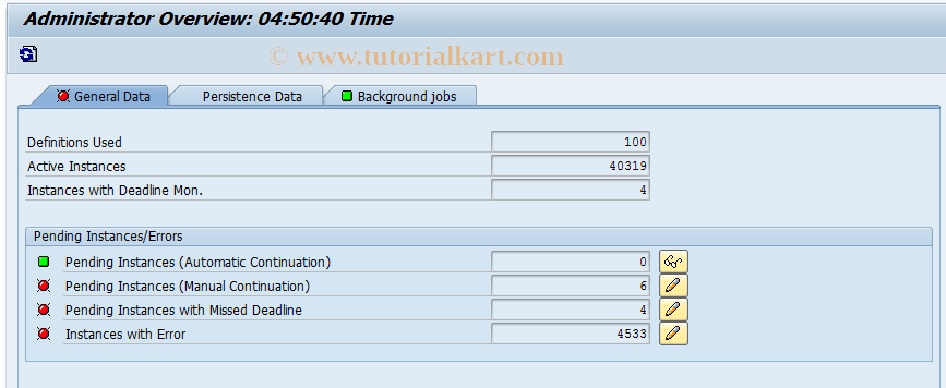 SAP TCode SWF_GMP - Administrator Overview