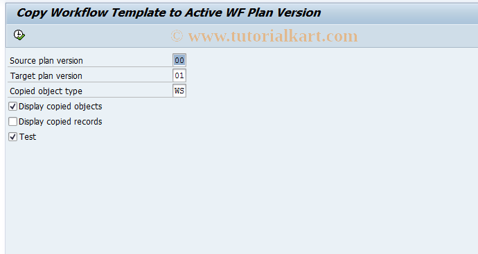SAP TCode SWLP - Copy a Plan Version