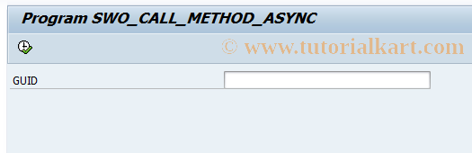 SAP TCode SWO_ASYNC - Asynchronous Method Call in BOR
