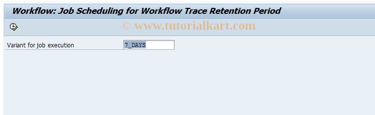 SAP TCode SWT0 - Configure workflow trace