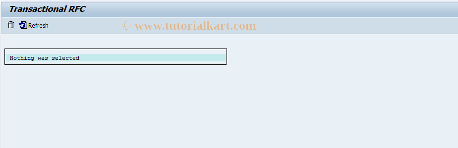 SAP TCode SWU1 - User RFC Monitor