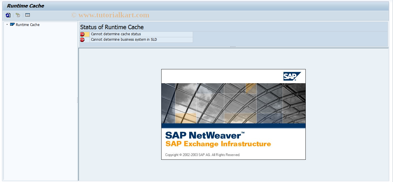 SAP TCode SXI_CACHE - Integration Directory Cache