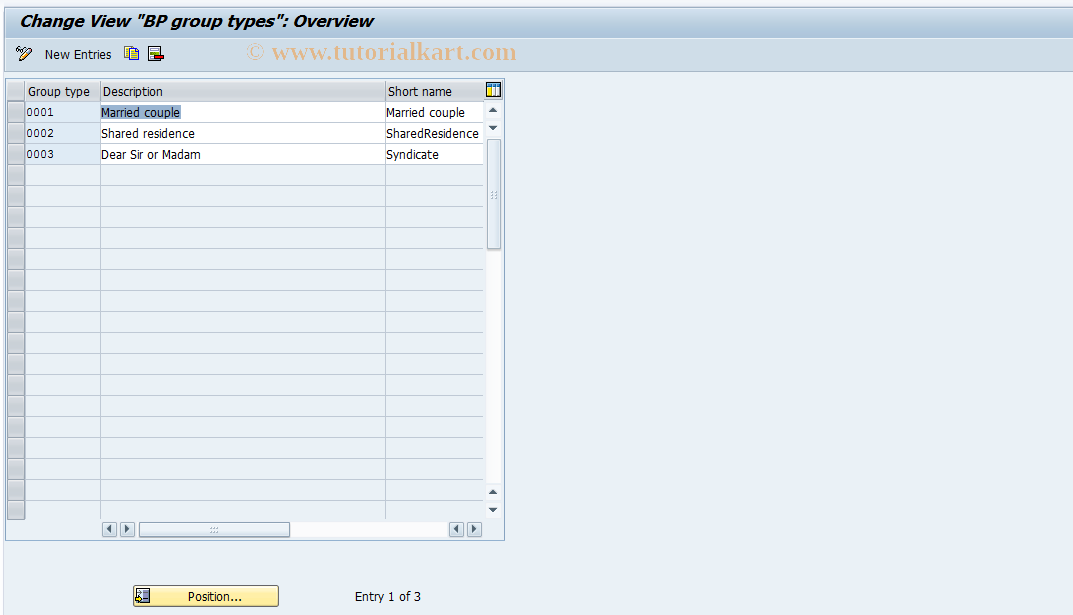 SAP TCode S_ABA_72000004 - IMG activity: _CABP_TB025