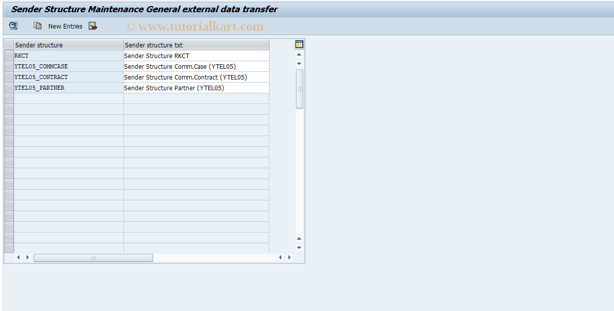 SAP TCode S_ABA_72000005 - IMG activity: _CABP_KCLL