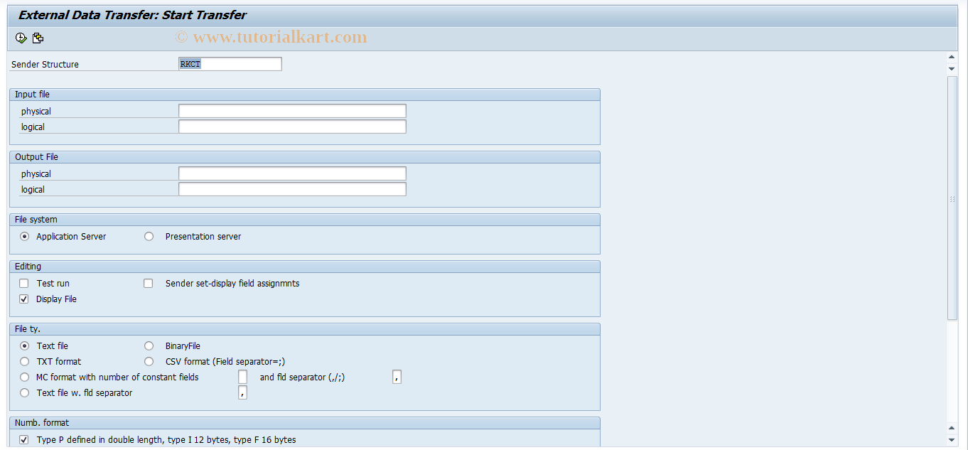 SAP TCode S_ABA_72000007 - IMG activity: _CABP_KCLJ