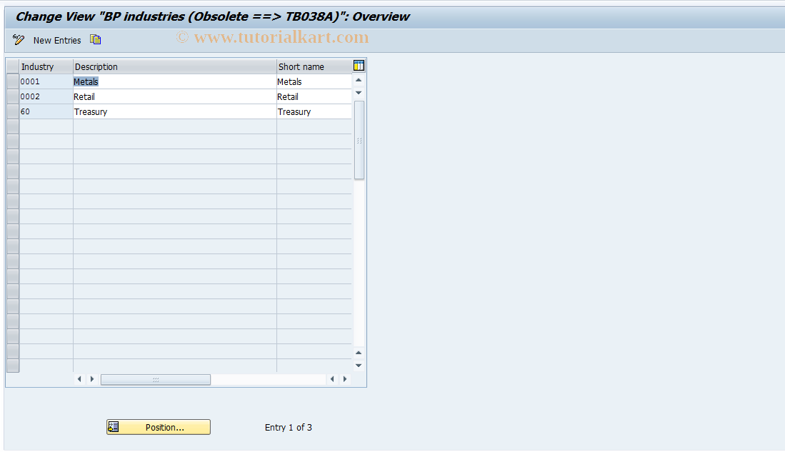 SAP TCode S_ABA_72000009 - IMG activity: _CABP_TB023