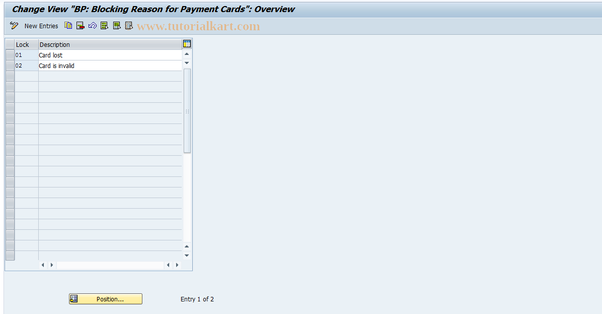 SAP TCode S_ABA_72000010 - IMG activity: _CABP_TB035