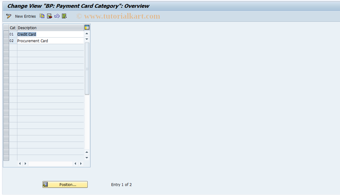 SAP TCode S_ABA_72000046 - IMG Activity: _CABP_TB034