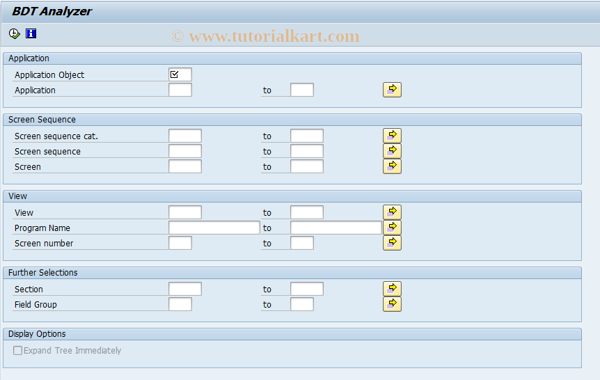 SAP TCode S_ABA_72000164 - BDT Analyzer