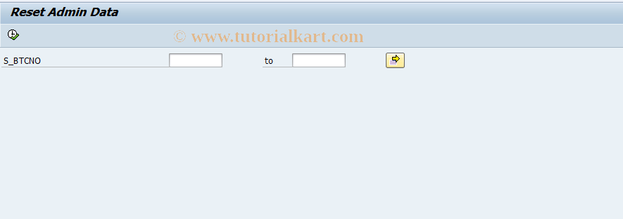 SAP TCode S_ACR_23000549 - Reset Admin Data