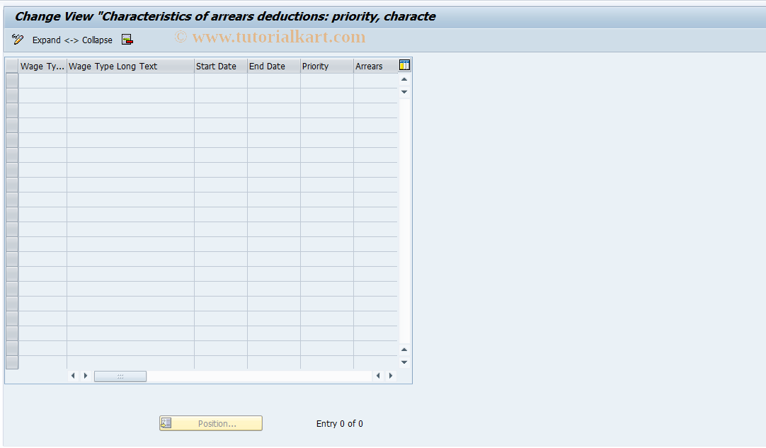 SAP TCode S_AHR_61000005 - IMG-Aktivität: OHAU02EG