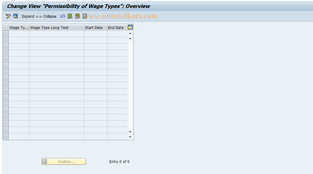 SAP TCode S_AHR_61000021 - IMG-Aktivität: OHAU02CH