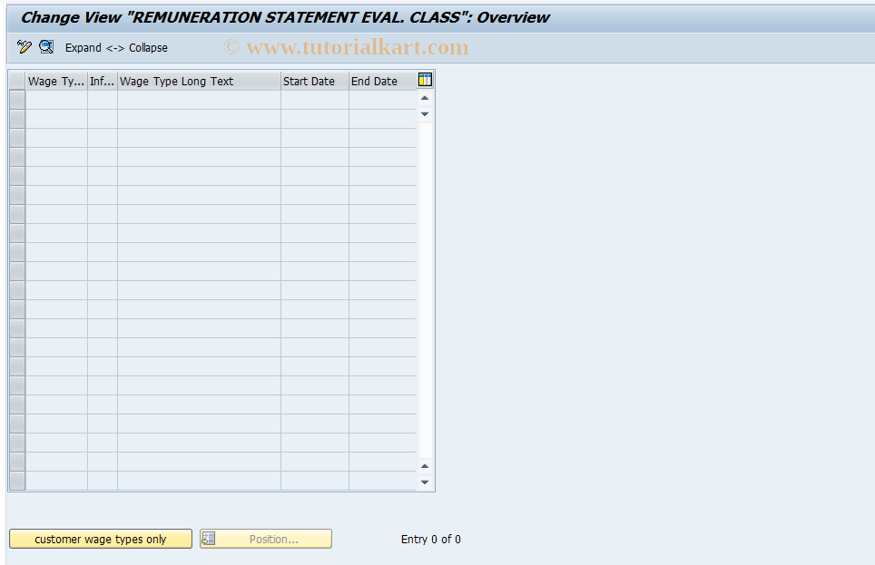 SAP TCode S_AHR_61000032 - IMG-Aktivität: SIMG_OHAU507