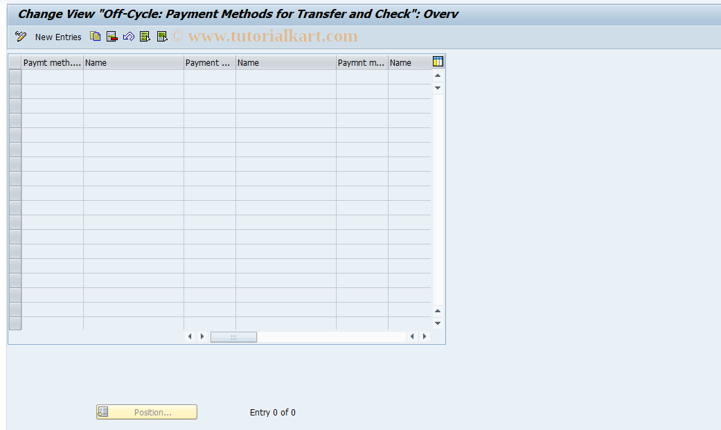 SAP TCode S_AHR_61000043 - IMG-Aktivität: OHAUSOCPM01