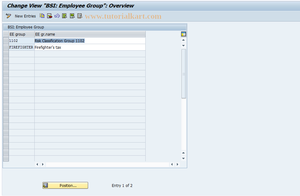 SAP TCode S_AHR_61000048 - IMG-Aktivität: OHAUTX00371