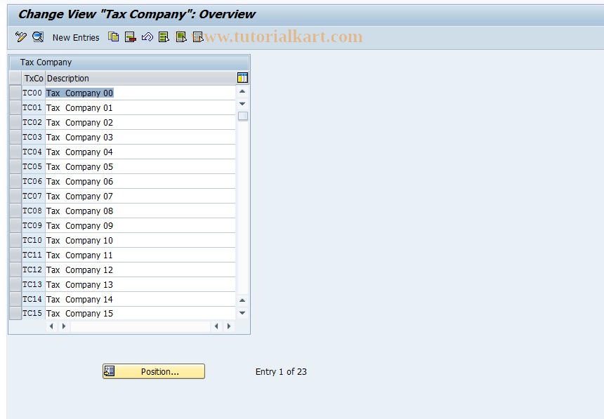 SAP TCode S_AHR_61000057 - IMG-Aktivität: OHAUTX00360A