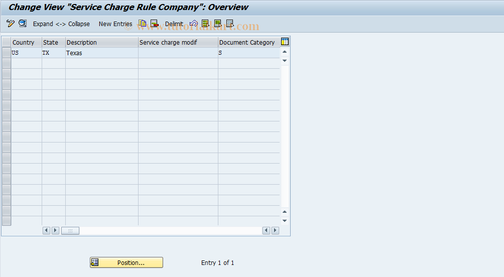 SAP TCode S_AHR_61000088 - IMG-Aktivität: OHAU02AL