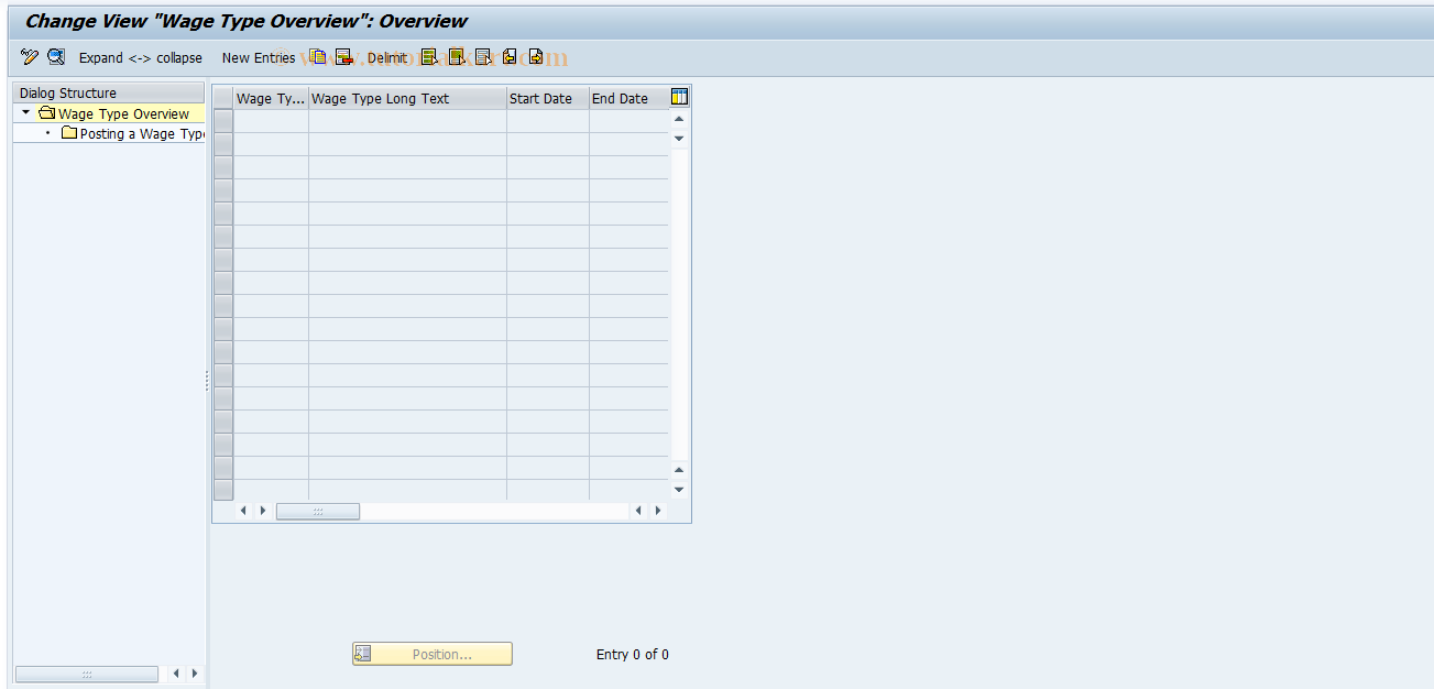 SAP TCode S_AHR_61000104 - IMG-Aktivität: OHAURI031