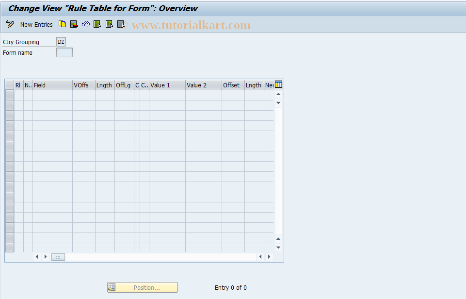 SAP TCode S_AHR_61000134 - IMG-Aktivität: SIMG_OHAU410