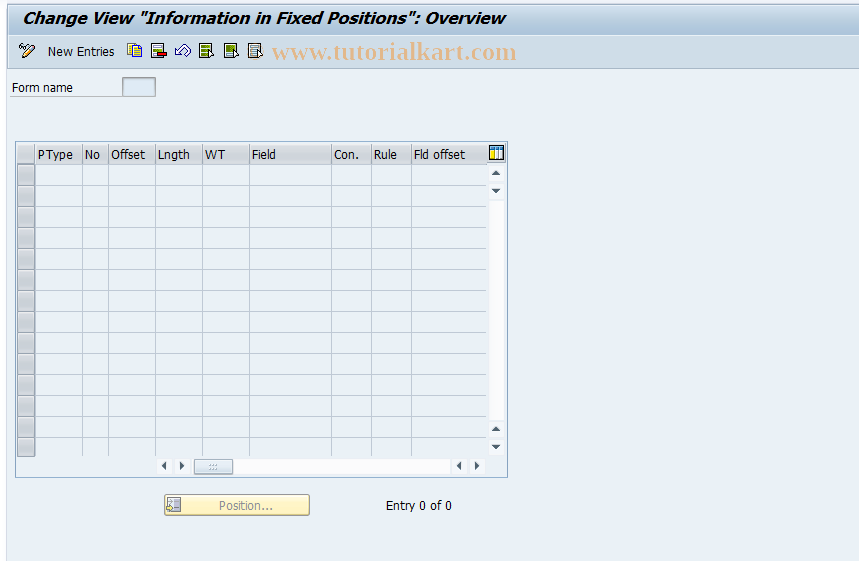 SAP TCode S_AHR_61000153 - IMG-Aktivität: SIMG_OHAU405