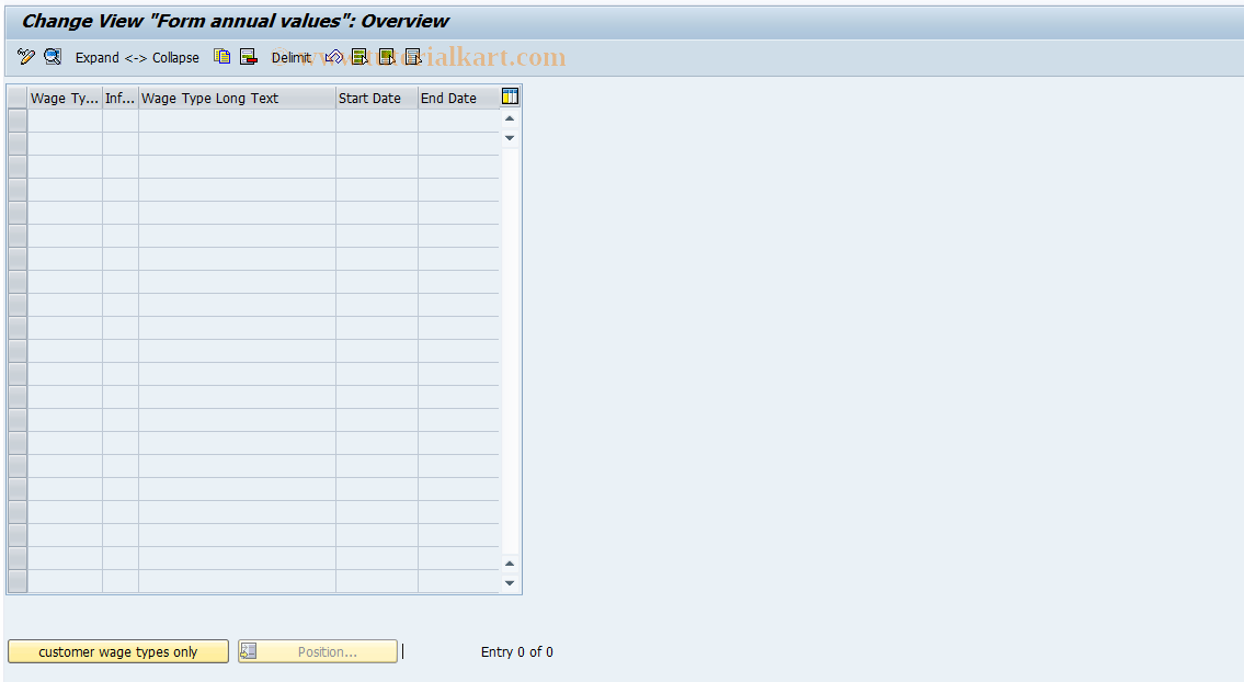 SAP TCode S_AHR_61000185 - IMG-Aktivität: OHAU0903