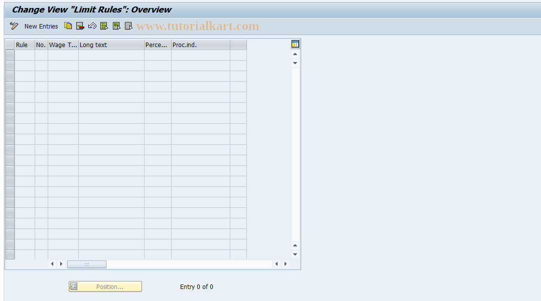 SAP TCode S_AHR_61000199 - IMG-Aktivität: OHAUR1024