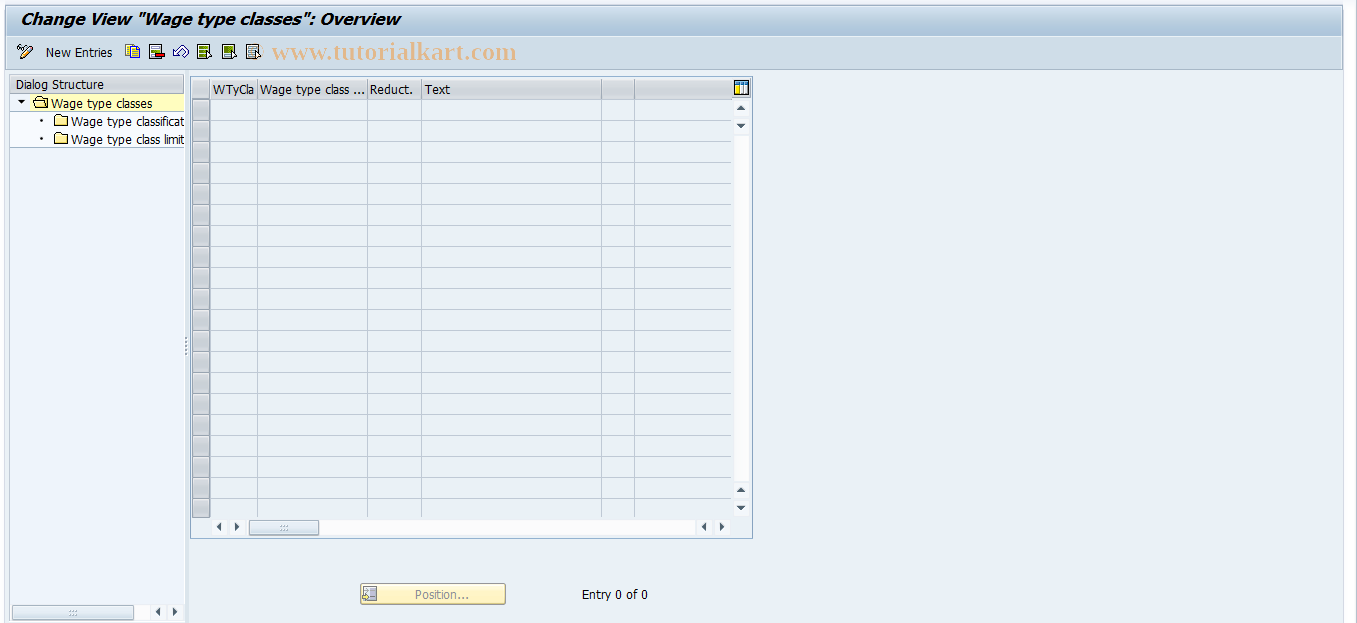 SAP TCode S_AHR_61000201 - IMG-Aktivität: OHAUR1025