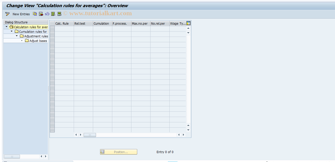 SAP TCode S_AHR_61000214 - IMG-Aktivität: OHAUAV001