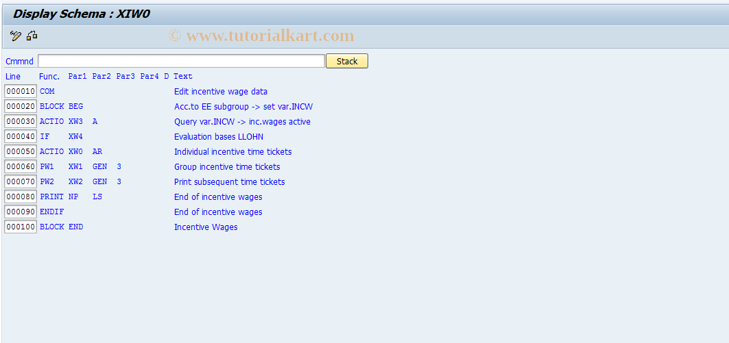 SAP TCode S_AHR_61000233 - IMG-Aktivität: OHAUIW035