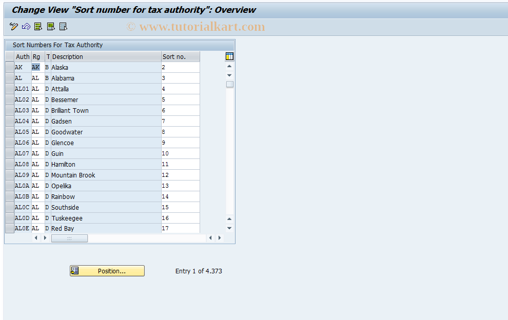 SAP TCode S_AHR_61000254 - IMG-Aktivität: OHAUTX00311A