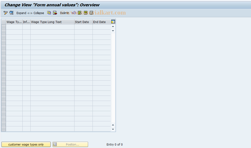 SAP TCode S_AHR_61000367 - IMG-Activity: OHAVE_0903