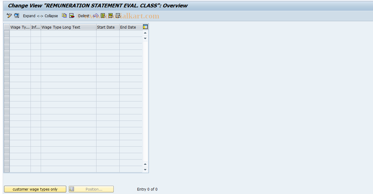 SAP TCode S_AHR_61000410 - IMG-Activity: SIMG_OHAVE_528