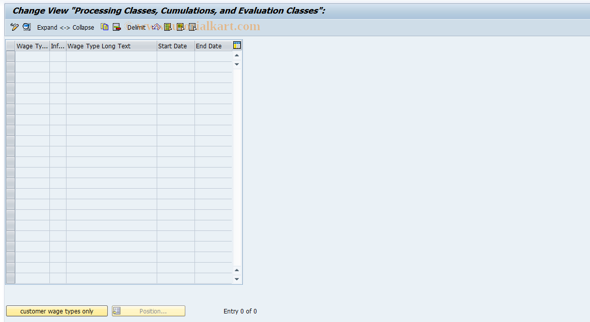 SAP TCode S_AHR_61000424 - IMG Activity: OHAMX_IM240