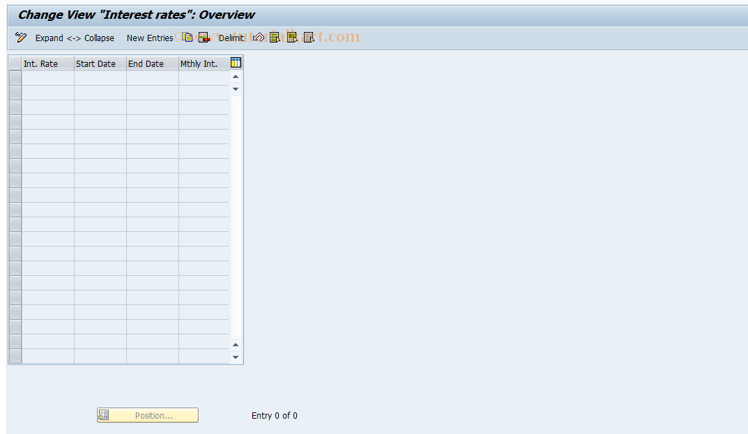 SAP TCode S_AHR_61000442 - IMG-Activity: OHAVESE603