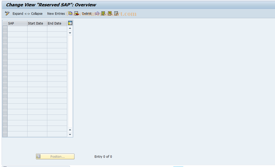 SAP TCode S_AHR_61000445 - IMG-Activity: OHAVESE604