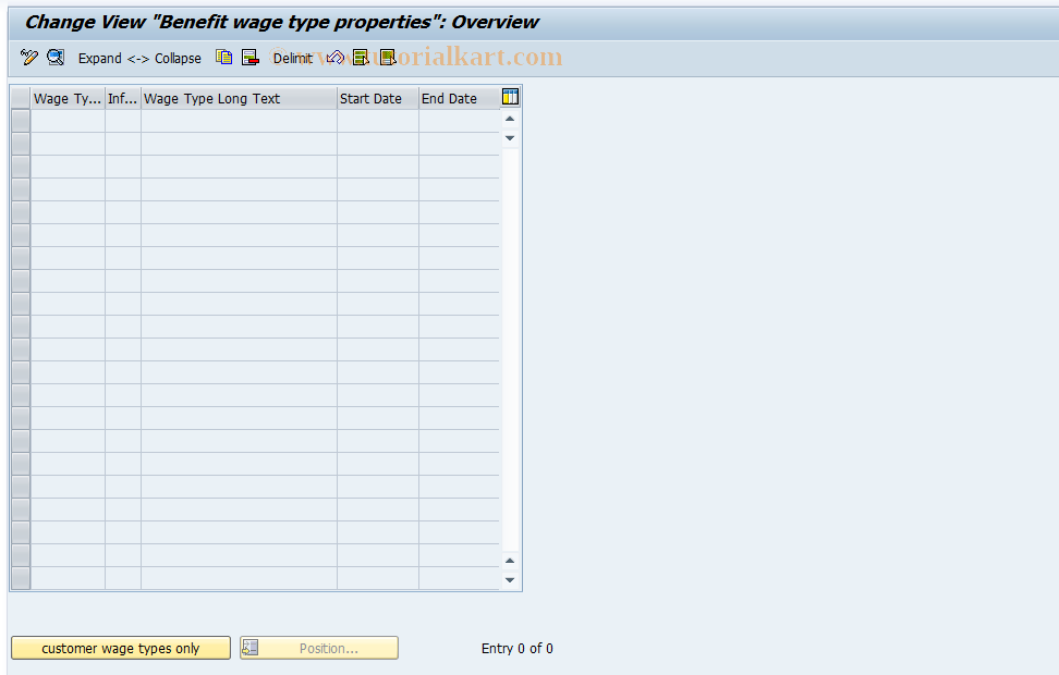 SAP TCode S_AHR_61000447 - IMG-Activity: OHAVESE605