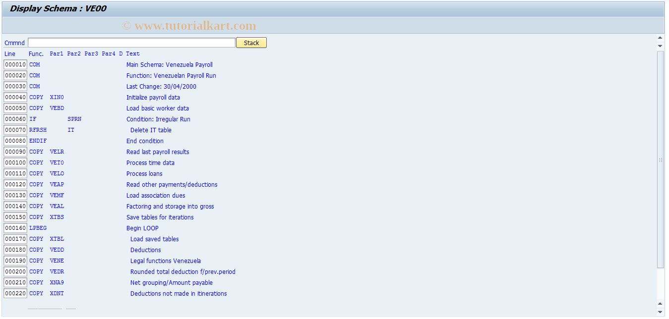 SAP TCode S_AHR_61000479 - IMG-Activity: OHAVE_DL021