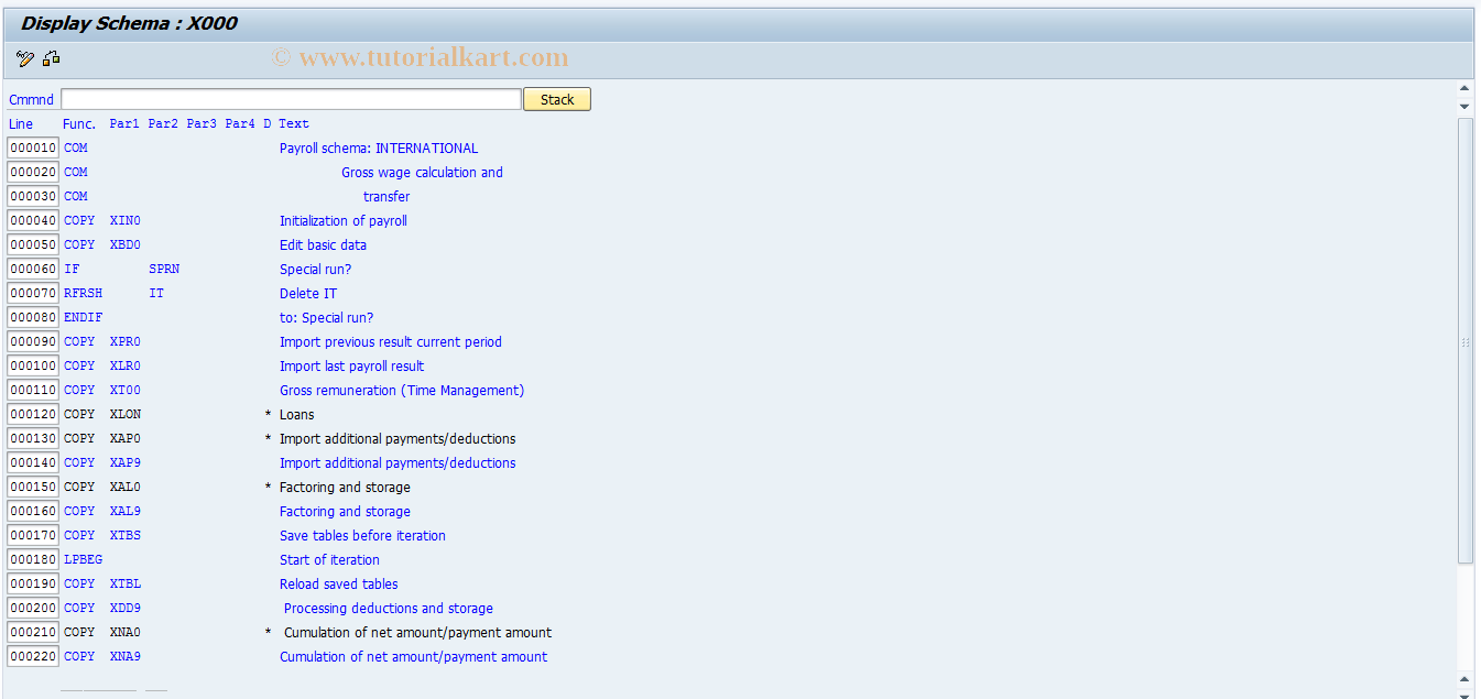 SAP TCode S_AHR_61000490 - IMG Activity: OHAMX_DE1040B