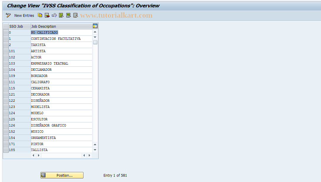 SAP TCode S_AHR_61000491 - IMG-Activity: OHAVESI505