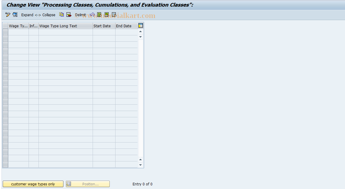 SAP TCode S_AHR_61000501 - IMG Activity: OHAMX_PE440