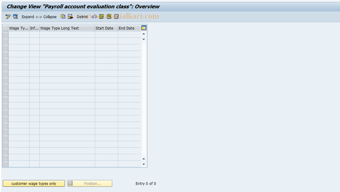 SAP TCode S_AHR_61000502 - IMG Activity: SIMG_OHAMX_438