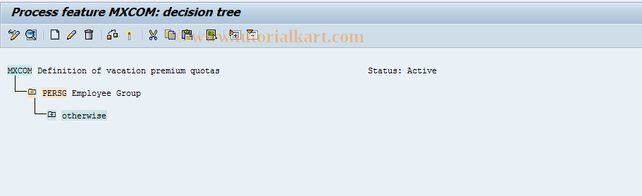 SAP TCode S_AHR_61000513 - IMG Activity: OHAMX_PE410