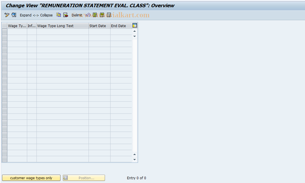 SAP TCode S_AHR_61000524 - IMG-Activity: SIMG_OHAAR_507