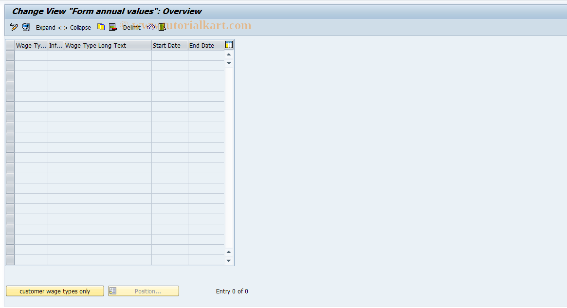 SAP TCode S_AHR_61000527 - IMG-Activity: OHAAR_0903