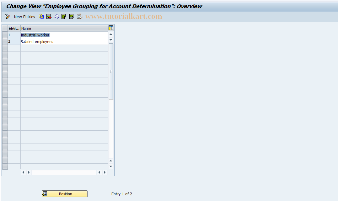 SAP TCode S_AHR_61000532 - IMG-Activity: OHAVE_RI015