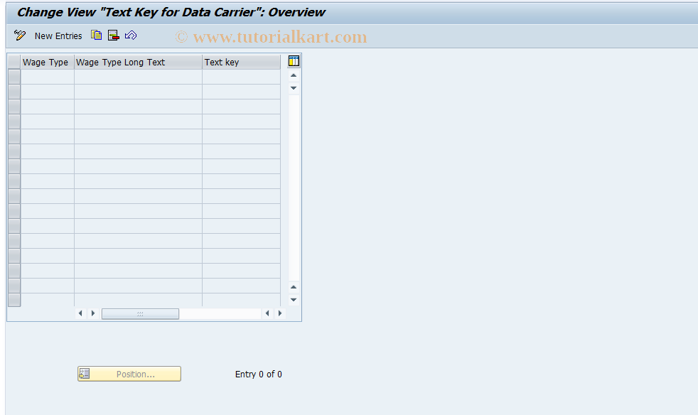 SAP TCode S_AHR_61000536 - IMG-Activity: OHAAR_DT004