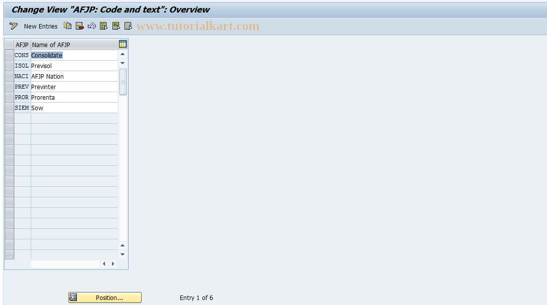 SAP TCode S_AHR_61000566 - IMG-Activity: OHAARSS002