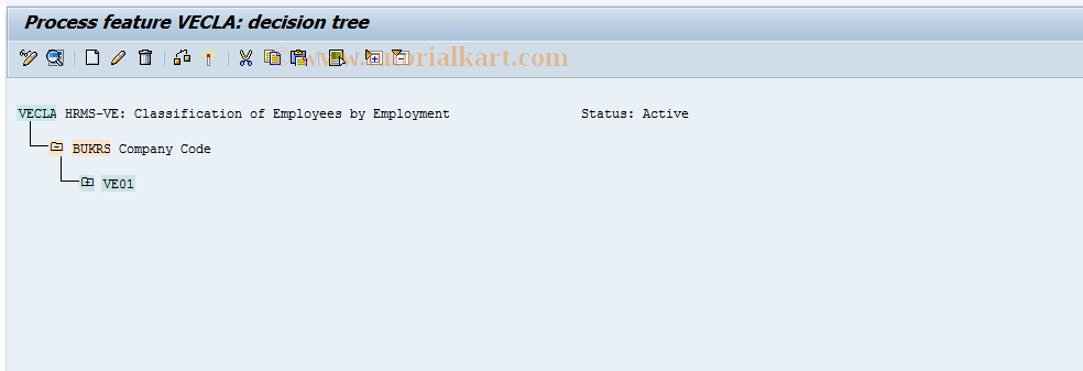 SAP TCode S_AHR_61000578 - IMG-Activity: OHAVEGE901